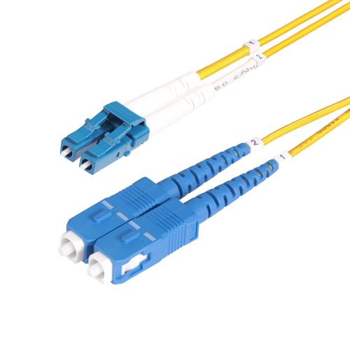 Cable StarTech.com 25 m, Fibra OS2, LC, SC, 10 Gbit/s, Amarillo