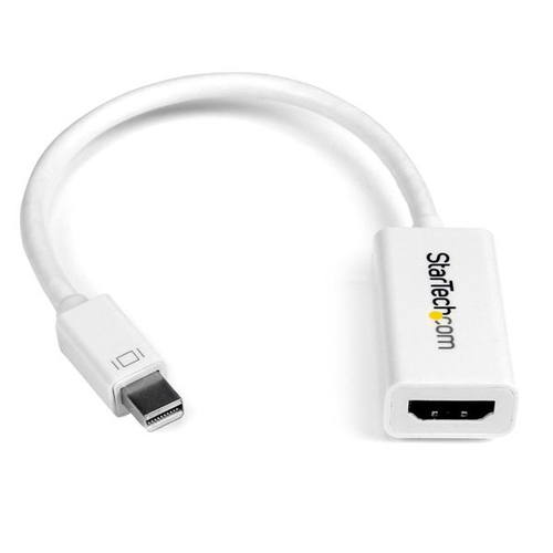 Adaptador vídeo StarTech.com Mini DisplayPort a HDMI, 0.15 m, Blanco