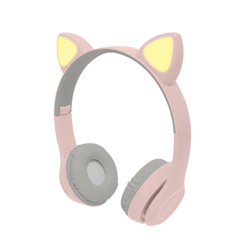 Audífonos Perfect Choice PC-116998 Diadema, Inalámbrico, 3.5 mm, Bluetooth, Rosa