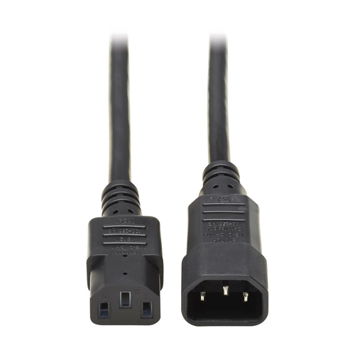 Cables de poder Tripp Lite Macho, Hembra 100 - 250 V, 1.83 m, Negro