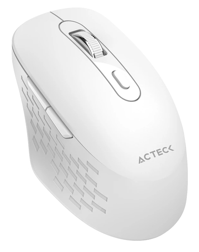 Miniatura 3 de Mouse Acteck Optimize Flow MI480 Óptico, 6 Botones, 1600 DPI, RF inalámbrico, 10 m, Blanco