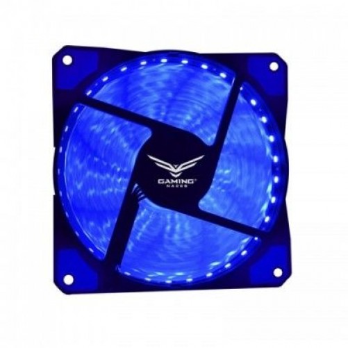Ventilador Naceb Technology NA-0919A 12 cm, 1200 RPM, LED Azul, Negro