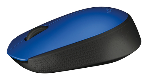 Miniatura 2 de Mouse Logitech M170 3 Botones, RF inalámbrico, 10 m, Negro, Azul