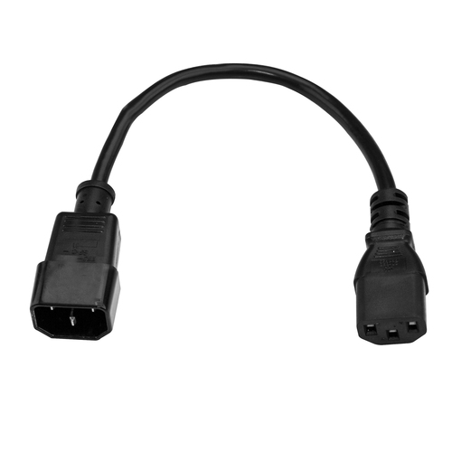 Miniatura 4 de Cables de poder StarTech.com Hembra, Macho 125 V, 0.9 m, Negro