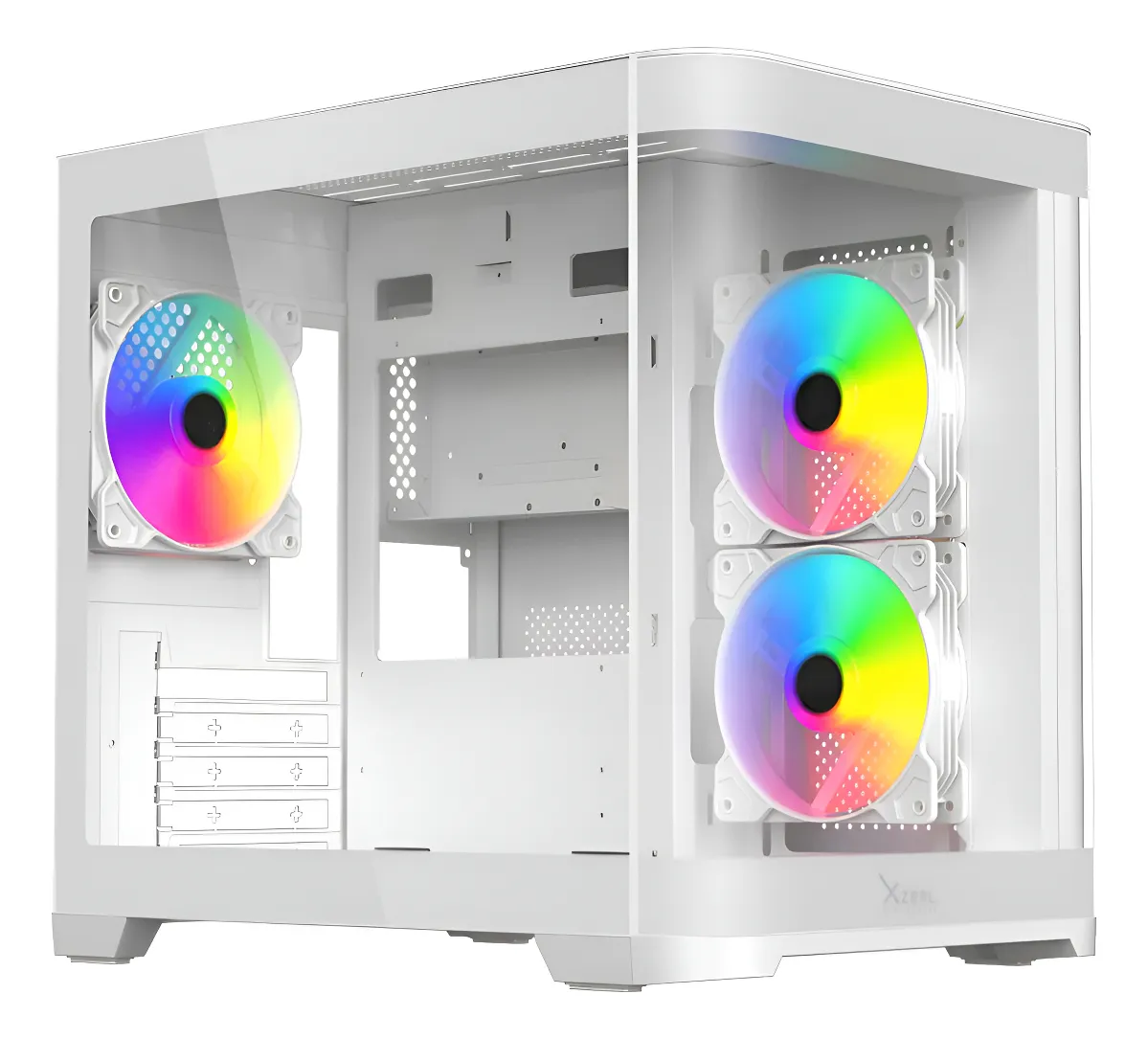 Miniatura 4 de Gabinete XZEAL XZGAMC3W Midi Tower, PSU No, Blanco