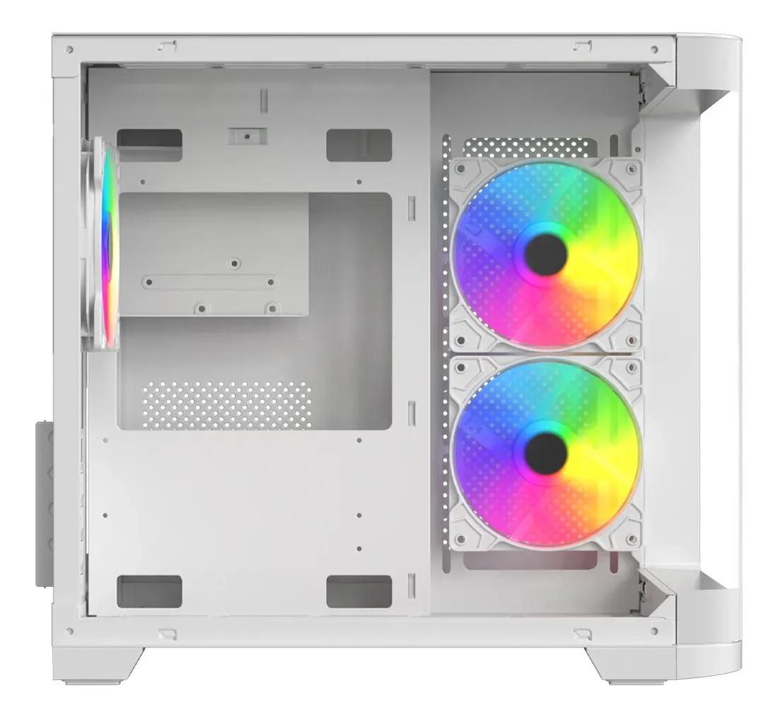 Miniatura 3 de Gabinete XZEAL XZGAMC3W Midi Tower, PSU No, Blanco