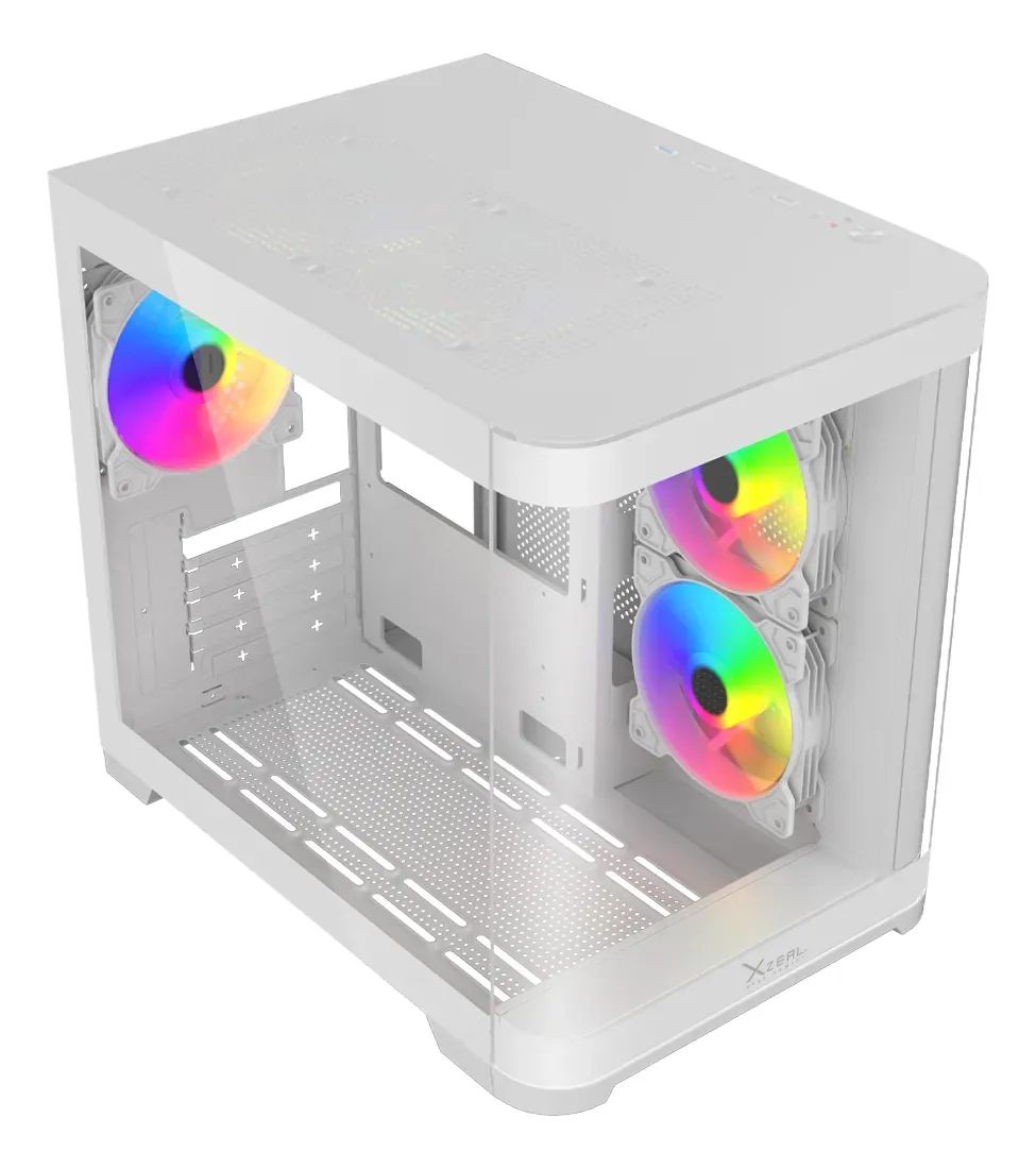 Miniatura 2 de Gabinete XZEAL XZGAMC3W Midi Tower, PSU No, Blanco