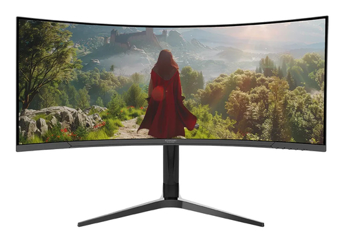 Monitor Naceb Technology NA-0645 LED, 34", Wide Quad HD, VA, 165 Hz, 1 ms, FreeSync, NVIDIA G-SYNC, Gris