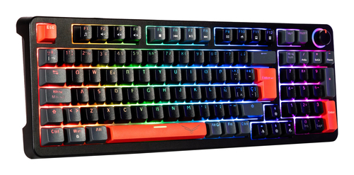 Miniatura 3 de Teclado Naceb Technology NA-0972N Español, Alámbrico, USB, Interruptor mecánico, LED RGB, Negro