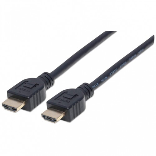 Cable Hdmi Manhattan Canal Ethernet, 1 m, 18 Gbit/s, 1080p, 2160p, Negro