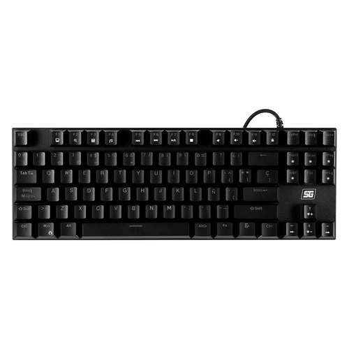 Teclado Vorago KB-600 Alámbrico, USB, Interruptor mecánico, LED RGB, Negro