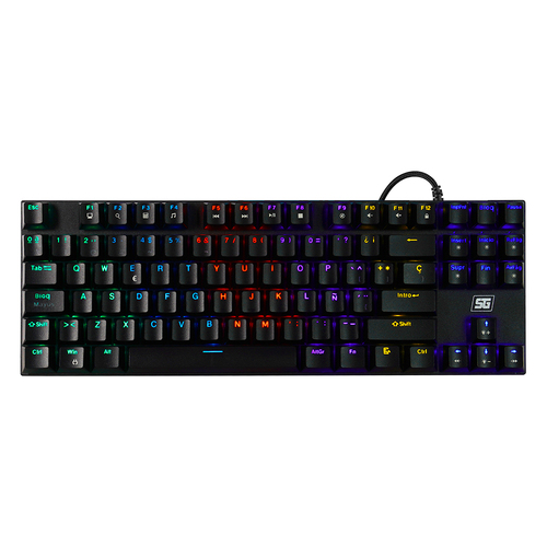 Miniatura 4 de Teclado Vorago KB-600 Alámbrico, USB, Interruptor mecánico, LED RGB, Negro