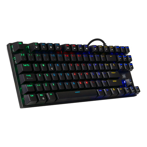 Miniatura 2 de Teclado Vorago KB-600 Alámbrico, USB, Interruptor mecánico, LED RGB, Negro