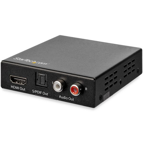 Convertidor StarTech.com 4096 x 2160, HDMI, 5.1 canales, Negro