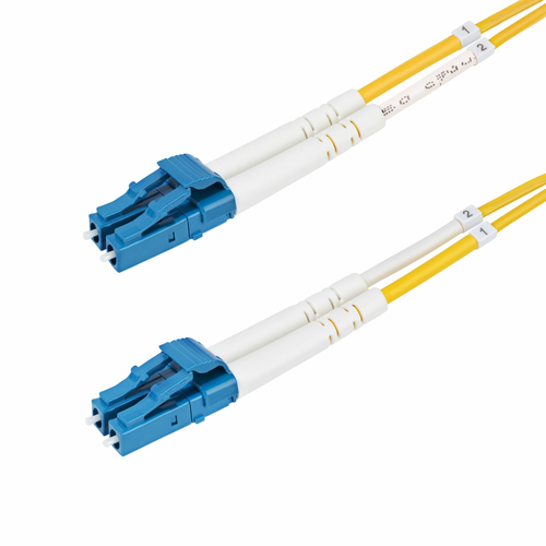 Cable StarTech.com 10 m, Fibra OS2, LC, LC, 10 Gbit/s, Amarillo