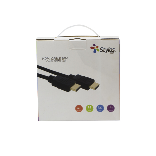 Miniatura 2 de Cable Hdmi Stylos STACHD12905018 10 m, Negro
