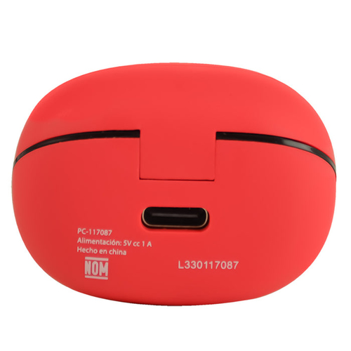 Miniatura 2 de Audífonos Perfect Choice PC-117087 Intra auditivo, True Wireless Stereo (TWS), USB, Bluetooth, Rojo