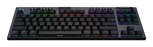 Miniatura 5 de Teclado Logitech G G915 X LIGHTSPEED TKL Inglés, Inalámbrico y alámbrico, RF inalámbrico + bluetooth, Interruptor mecánico, LED, Negro