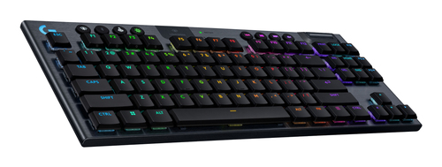 Miniatura 4 de Teclado Logitech G G915 X LIGHTSPEED TKL Inglés, Inalámbrico y alámbrico, RF inalámbrico + bluetooth, Interruptor mecánico, LED, Negro