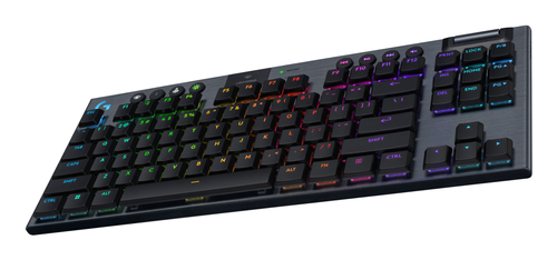 Miniatura 3 de Teclado Logitech G G915 X LIGHTSPEED TKL Inglés, Inalámbrico y alámbrico, RF inalámbrico + bluetooth, Interruptor mecánico, LED, Negro