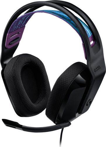 Diadema Logitech Gamer G335, Alambrico, 3.5mm, Para PC, Xbox, PS4, Nintendo Switch, Negro