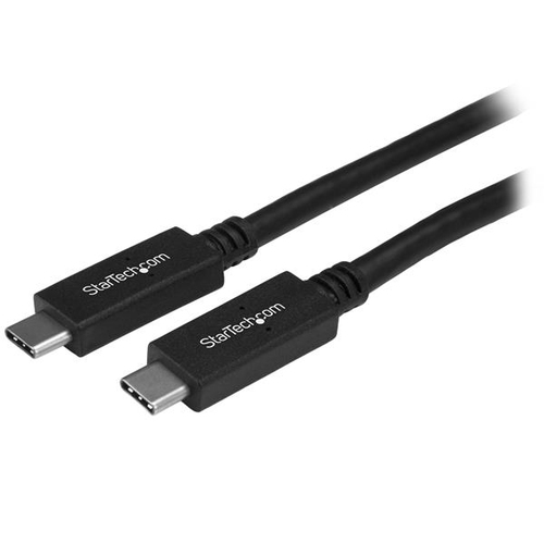 Cable USB StarTech.com USB C a USB C, 10000 Mbit/s, Negro