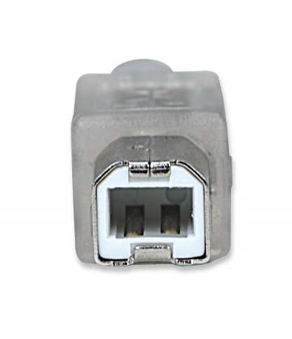 Miniatura 2 de Cable USB Manhattan Cable de alta velocidad USB 2.0 USB A a USB B, 480 Mbit/s, Transparente