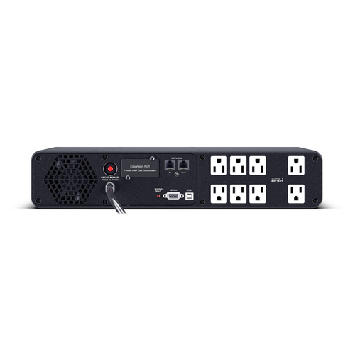 Miniatura 5 de No Break CyberPower CP1500PFCRM2U 1.5 kVA / 1000 W, 1500 J, Entrada 144 V, 8 salidas AC, Negro