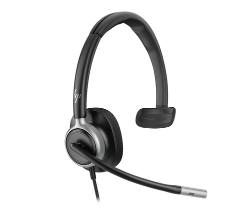 Miniatura 5 de Audífonos HP Poly Mission 615 Monaural USB Wired Headset Diadema, Alámbrico, Negro