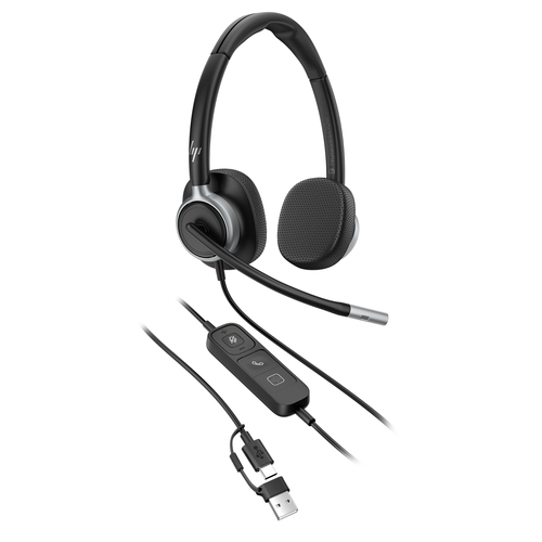 Miniatura 4 de Audífonos HP Poly Mission 615 Monaural USB Wired Headset Diadema, Alámbrico, Negro