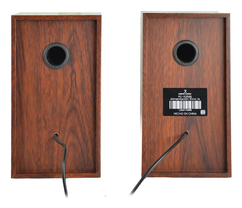 Miniatura 2 de Bocinas Perfect Choice PC-112686 3.5 mm, Alámbrico, Hogar, Negro, Madera