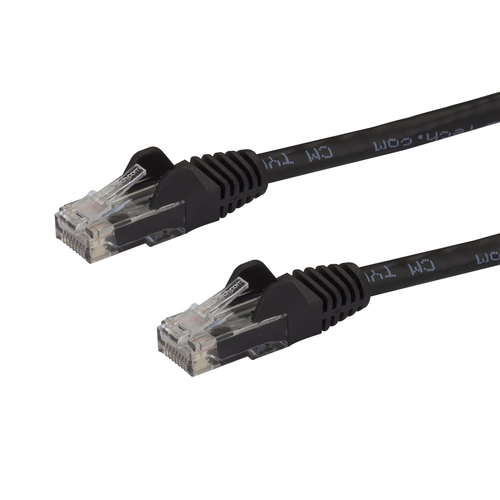 Patchcord StarTech.com Cat6, 1.8 m, U/UTP (UTP), Negro