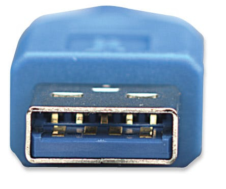 Miniatura 3 de EXTENSOR Manhattan 322447 3 m, USB A a USB A, Macho/Hembra, 5000 Mbit/s, Azul
