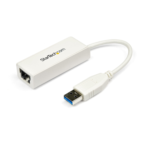 Tarjetas de red StarTech.com USB, RJ-45 1, 5000 Mbit/s, Alámbrico, Blanco