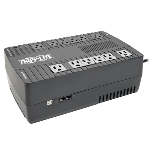 No Break Tripp Lite 0.75 kVA / 450 W, 316 J, Entrada 145 V, 12 salidas AC, Negro