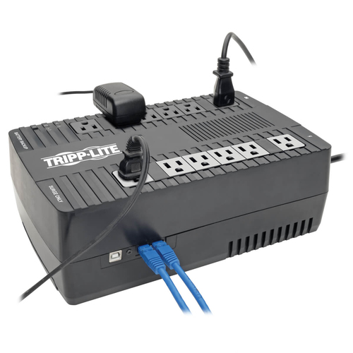 Miniatura 5 de No Break Tripp Lite 0.75 kVA / 450 W, 316 J, Entrada 145 V, 12 salidas AC, Negro