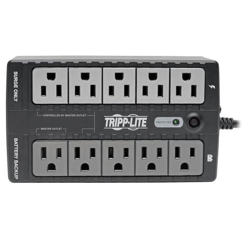 Miniatura 5 de No Break Tripp Lite 0.55 kVA / 300 W, 316 J, Entrada 120 V, 10 salidas AC, Negro