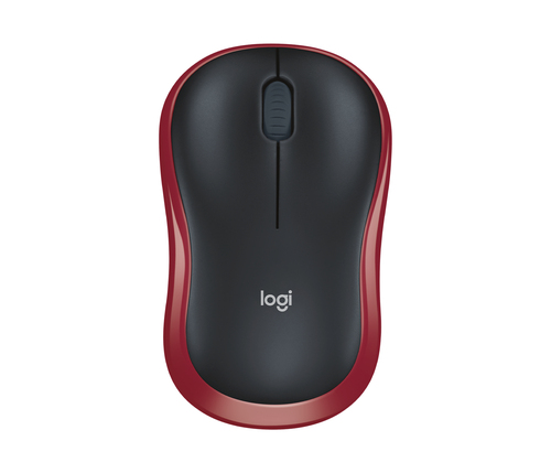 Miniatura 4 de Mouse Logitech M185 Óptico, 3 Botones, 1000 DPI, RF inalámbrico, 10 m, Rojo