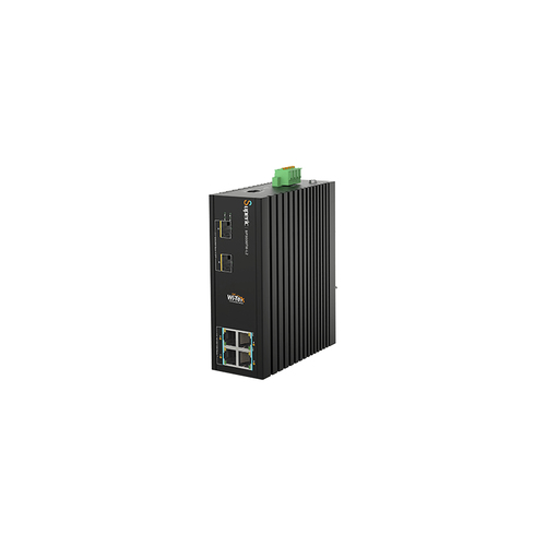 Switch Wi-Tek SP3006FM-L2 Gestionado, L2, RJ-45 4, Gigabit Ethernet (10/100/1000), (PoE +) 4, 1U, Negro