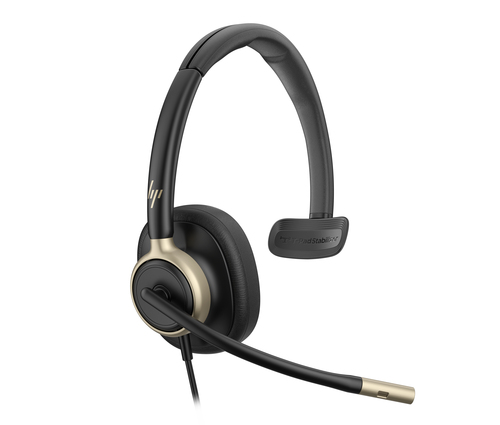 Miniatura 5 de Audífonos HP Poly Poly Mission 815 Monaural USB Wired H Diadema, Alámbrico, Negro