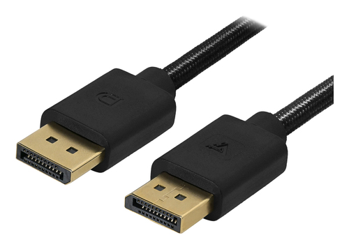 Miniatura 2 de Cable displayPort Game Factor DTD400 DisplayPort 1.4, 2 m, Negro