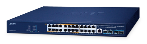 Switch PLANET GS-4210-16UP8T4X Gestionado, L2/L4, RJ-45 24, Gigabit Ethernet (10/100/1000)