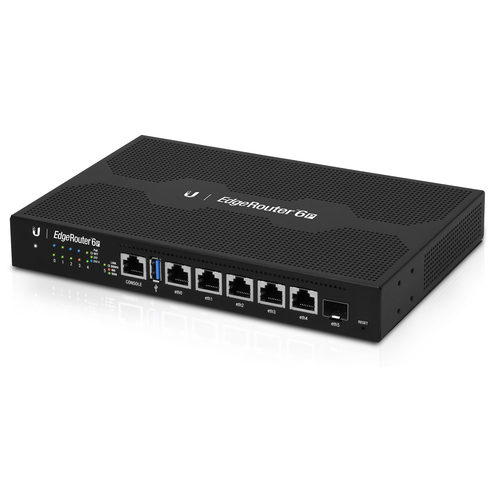 Ruteador Alambrico Ubiquiti EdgeRouter 6P Gigabit Ethernet, 6 RJ-45