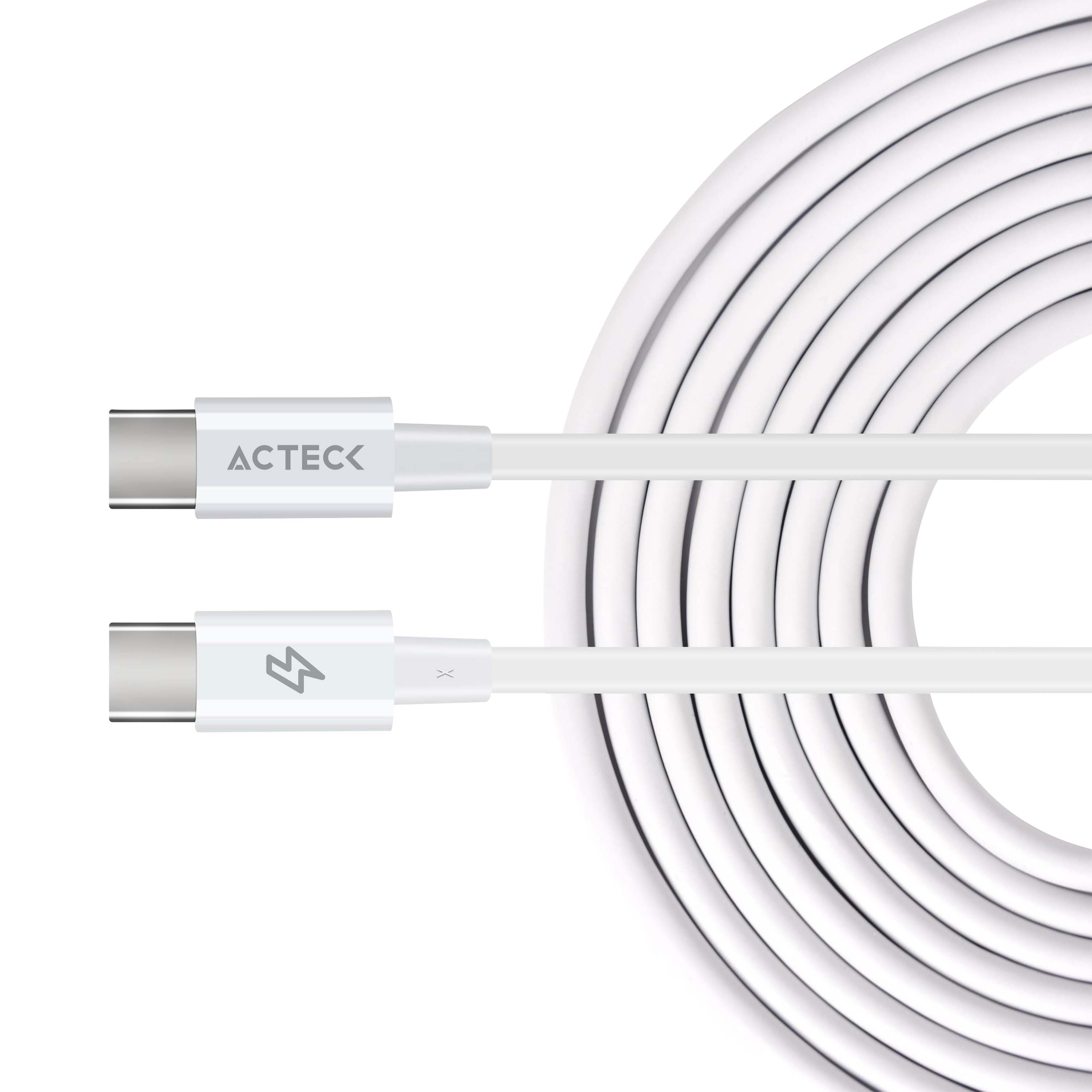 Miniatura 3 de Cable Acteck LYNX PLUS CC540-2, USB-C a USB-C, 100W, Carga rapida, 2M, Blanco
