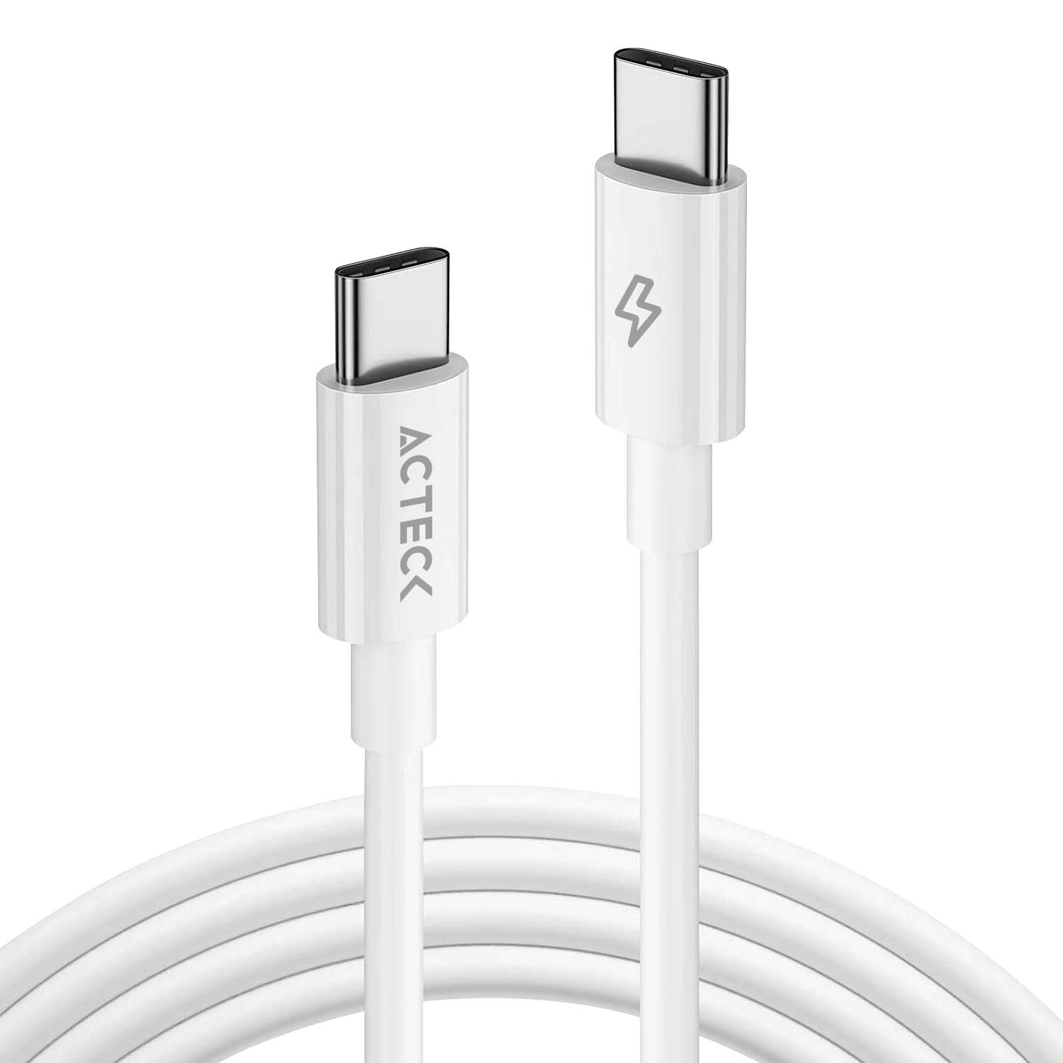 Miniatura 2 de Cable Acteck LYNX PLUS CC540-2, USB-C a USB-C, 100W, Carga rapida, 2M, Blanco