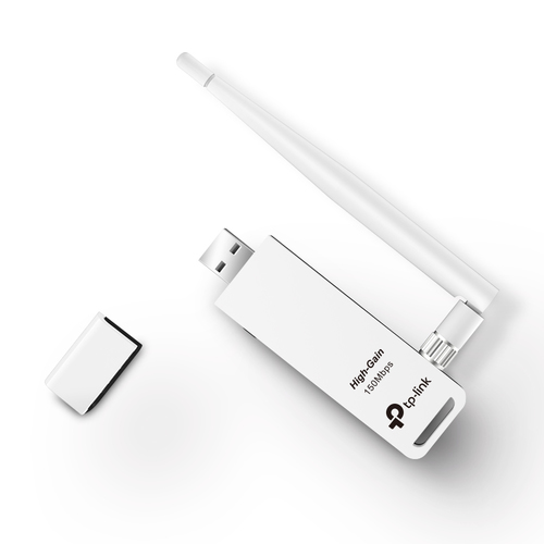 Miniatura 5 de Tarjeta de red inalambrica TP-Link TL-WN722N USB, Wi-Fi 4 (802.11n), Negro, Blanco