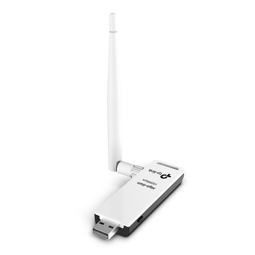 Miniatura 4 de Tarjeta de red inalambrica TP-Link TL-WN722N USB, Wi-Fi 4 (802.11n), Negro, Blanco