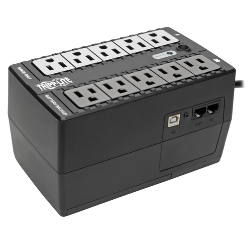 No Break Tripp Lite 0.55 kVA / 300 W, 316 J, Entrada 120 V, 10 salidas AC, Negro