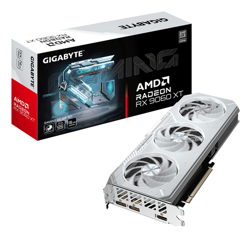 Tarjeta de Video GIGABYTE GAMING Radeon RX 9060 XT, 16 GB, 128 Bit, GDDR6, PCI Express 5.0