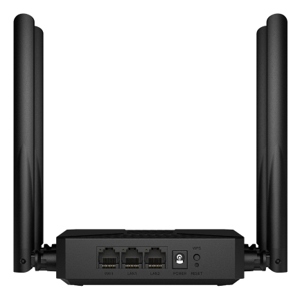 Miniatura 3 de Ruteador Inalámbrico Mercusys MR62X 4 ant., Wi-Fi 6 (802.11ax), 2 RJ-45, 1501 Mbit/s, Negro